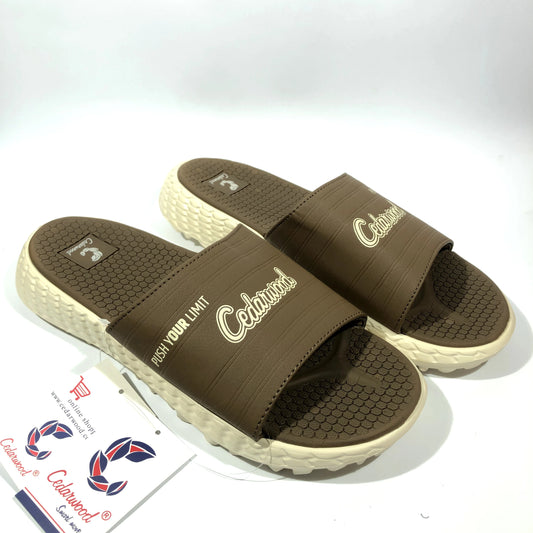 Cedarwood Men’s Sport Comfort Slides |zkcollections