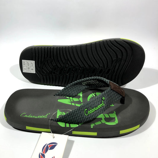 Cedarwood Men’s Sport Grip Flip Flops |zkcollections